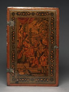 Kit de herramientas que representa a la Sagrada Familia, c.1830 de Persian School