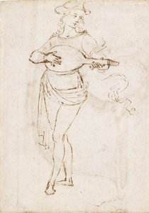 Un Jugador de Laúd, finales del siglo XV-principios del siglo XVI de Perugino