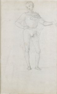 Estudio para una figura en una Adoración de los Magos, c1470-1520