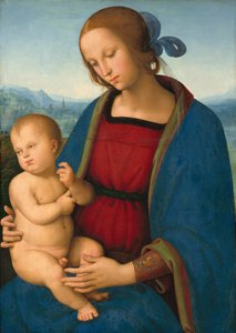 Madonna y Niño, ca. 1500 de Perugino
