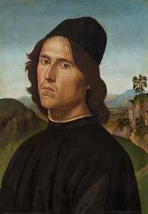 Retrato de Lorenzo di Credi, 1488 de Perugino