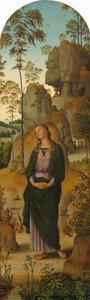La crucifixión con la Virgen, San Juan, San Jerónimo y Santa María Magdalena de Perugino