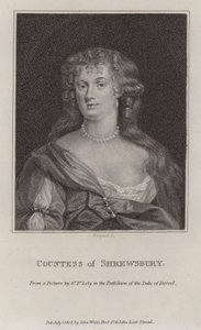 Anna Maria Talbot, condesa de Shrewsbury (grabado)
