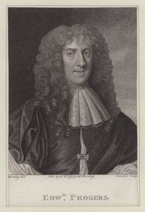 Edward Progers, ayuda de cámara del Rey Carlos II de Peter (after) Lely
