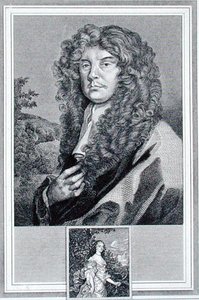 Autorretrato, grabado por J. Corner de Peter (after) Lely