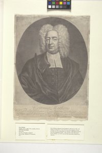Cotton Mather (tinta) de Peter (after) Pelham
