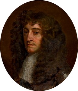 Retrato del Príncipe Ruperto del Rin (1619-1682), c.1618-80 (óleo sobre tabla) de Peter (follower of) Lely