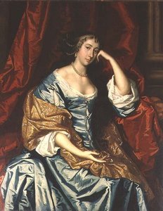 Retrato de una dama sentada de Peter (studio of) Lely