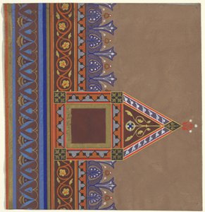 Diseño decorativo para la Biblioteca de Brooklyn de Peter Bonnett Wight