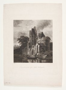Ruinas del Castillo en un Río