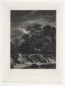 Paisaje con cascada de Peter Christian Schøler