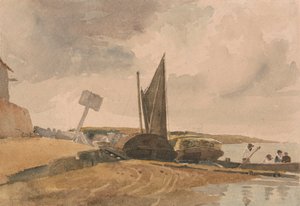 Marea baja, embarcadero de Peter DeWint