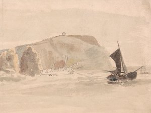 Naufragio frente a las Needles, Isla de Wight de Peter DeWint