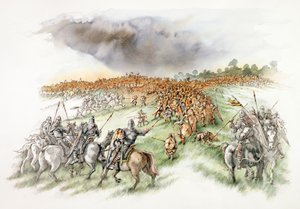 Batalla de Hastings, 1066 c. 1990-2010 de Peter Dunn