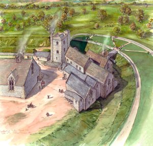 Castillo de Ludgershall, finales del siglo XIV de Peter Dunn