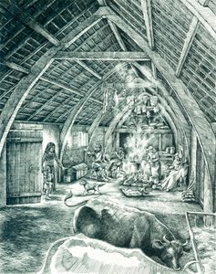 Casa campesina medieval, siglos XIII-XV, c1980-2010