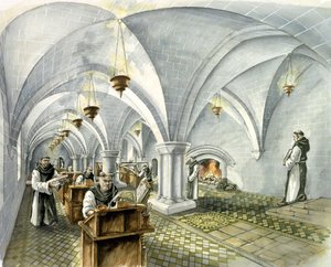 Abadía de Rievaulx, siglo XIII de Peter Dunn