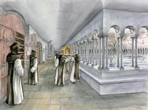 Abadía de Rievaulx, siglo XIII, c. 1990-2010 de Peter Dunn