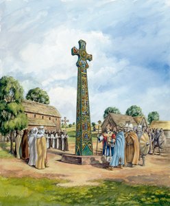 Cruces de Sandbach, siglo IX, c1990-2010 de Peter Dunn
