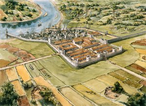 Fuerte Romano de Segedunum, siglo III, c1990-2010 de Peter Dunn