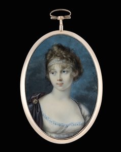 Princesa Zinaida Aleksandrovna Beloselskaya-Belozerskaya, 1808 de Peter Eduard Stroehling