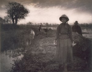 Remando el heno del pantano, Vida y paisaje en los Norfolk Broads, 1886