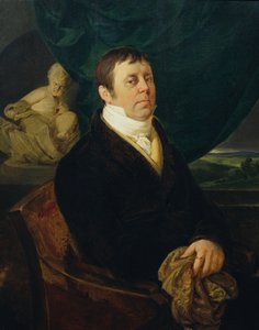 retrato, de, un, médico