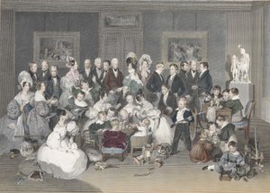La familia imperial austriaca en 1834, 1834