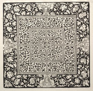 Un tablero de juego de Peter Flötner
