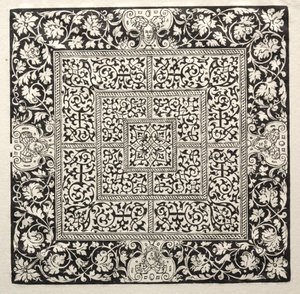 Un tablero de juego de Peter Flötner