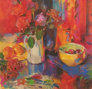 Rosas de caramelo de Peter Graham (Contemporary)