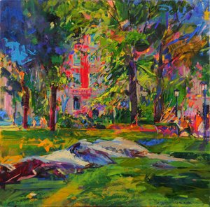 Cedar Hill, Central Park de Peter Graham (Contemporary)