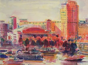 El South Bank, 2002 de Peter Graham (Contemporary)