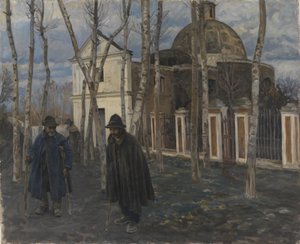 Mendigos fuera de S. Giuliano, cerca de Pompeya. 1904-05