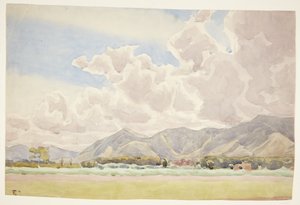 Paisaje italiano de Peter Hansen