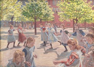 Niños Jugando, Plaza Enghave