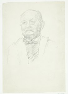 Retrato del pintor Kristian Zahrtman. Busto de Peter Hansen