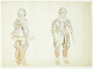 Estudios de armaduras de Peter Hansen