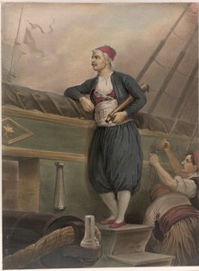 Un marinero griego a bordo de un barco, de un 