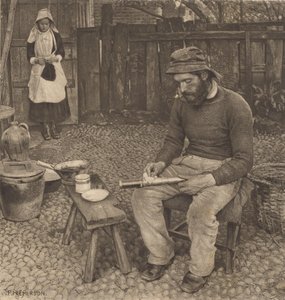 Un pescador en casa de Peter Henry Emerson