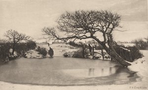 Una mañana de invierno,1887 (foto) de Peter Henry Emerson