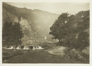 Entrada a Dove Dale, Derbyshire de Peter Henry Emerson