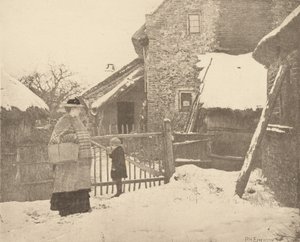 Ir al mercado - Una escena invernal