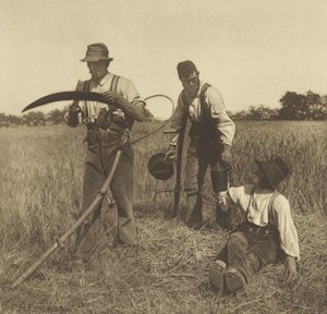 En la cosecha de cebada, Suffolk, 1888