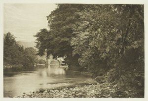 Puente de Rowsley, en el Derwent de Peter Henry Emerson