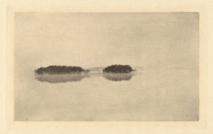 La laguna solitaria, en o antes de 1895