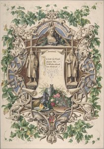 Homenaje de Artistas Bávaros al Rey Ludwig I, 1874 de Peter Herwegen