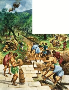 Construcción de una carretera romana de Peter Jackson