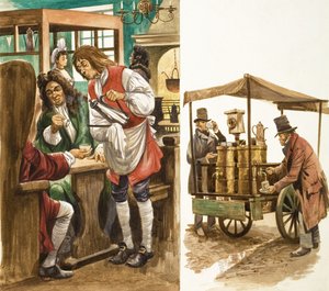 Cafeterías y vendedores de café