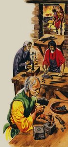 Fabricantes de monedas en la época del Rey Eduardo I